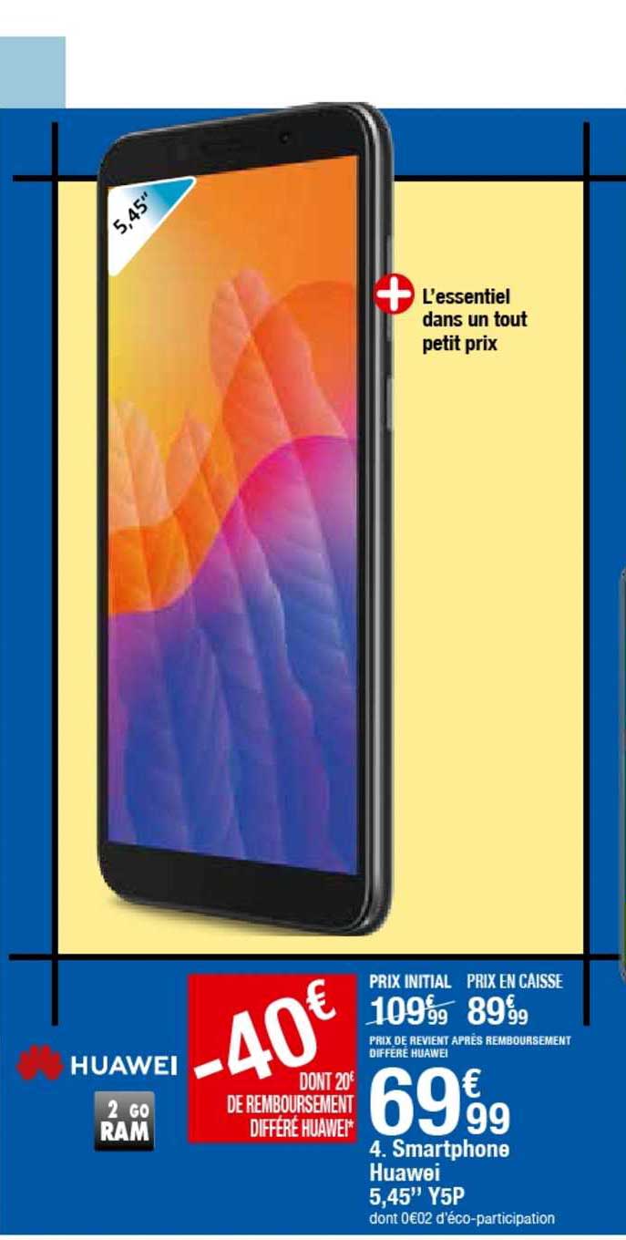 smartphone huawei 5.45"y5p