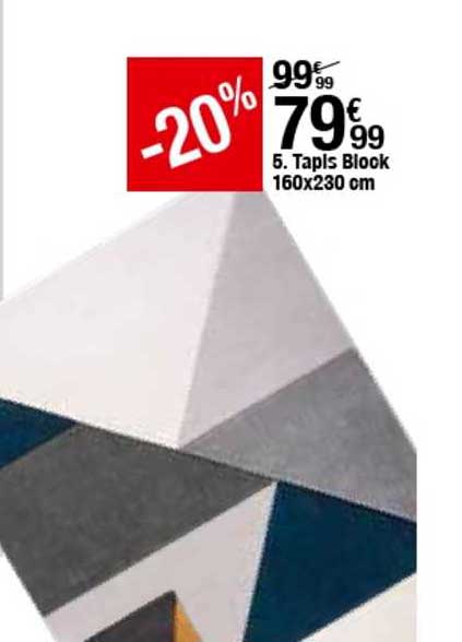 tapis blook 160x230 cm -20%