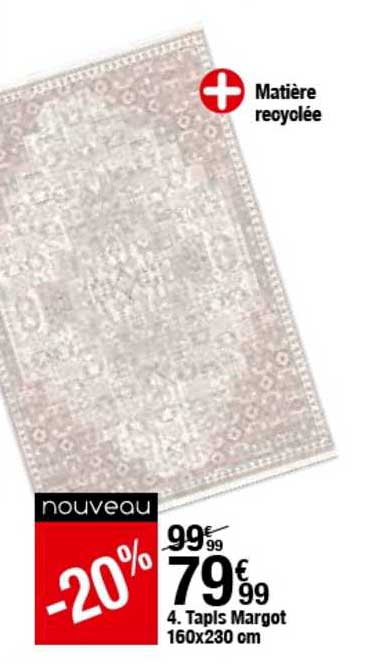 tapis margot 160x230 cm -20%