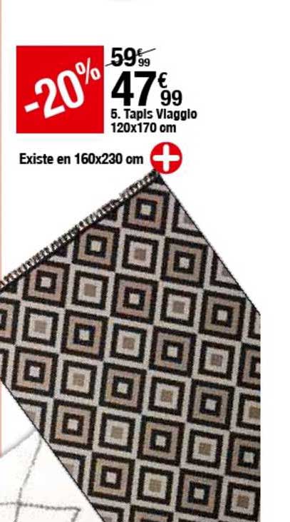 tapis viagglo 120x170 cm -20%