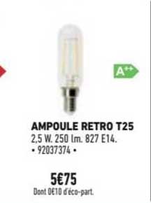 ampoule retro t25