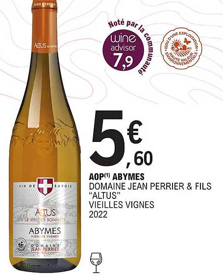 aop abymes domaine jean perrier & fils "altus" vieilles vignes 2022