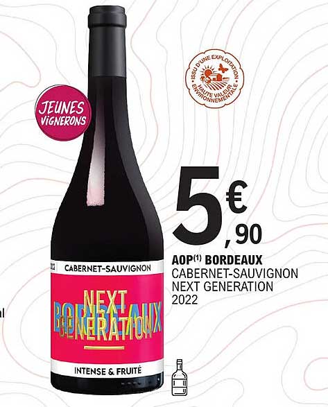 aop bordeaux cabernet-sauvignon next génération 2022