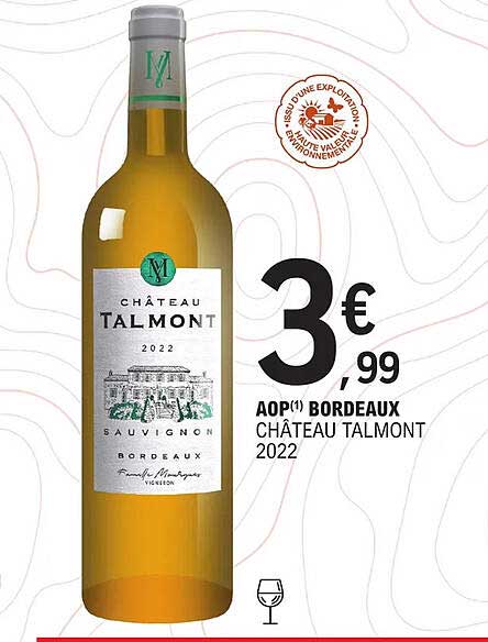aop bordeaux château talmont 2022