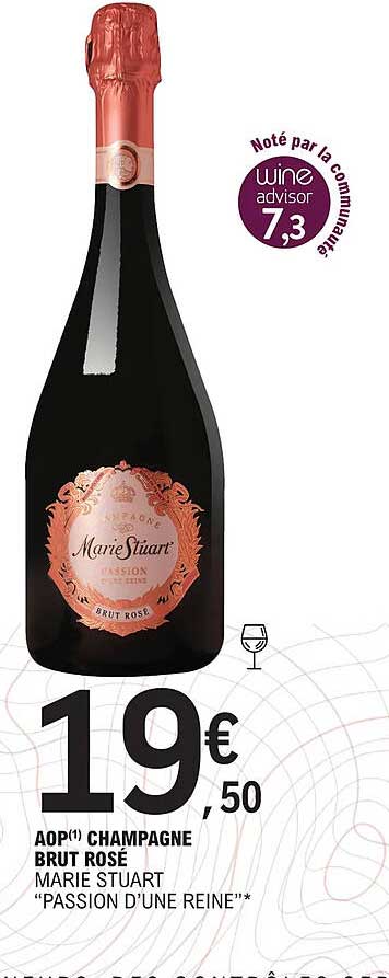 aop champagne brut rose marie stuart