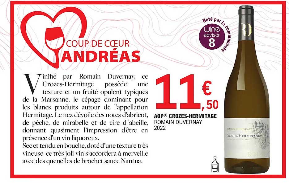 aop crozes-hermitage romain duvernay 2022