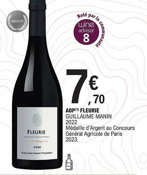 aop fleurie guillaume manin 2022