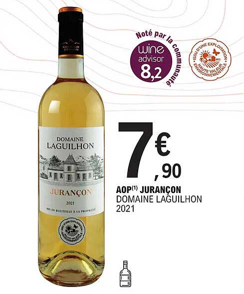 aop jurançon domaine laguilhon 2021