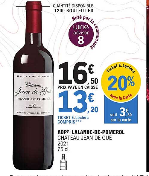 aop lalande-de-pomerol château jean de gué 2021
