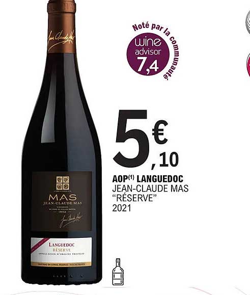 aop languedoc jean-claude mas "réserve" 2021