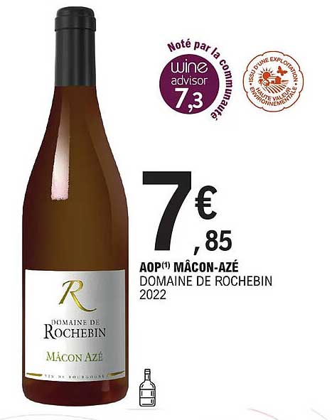 aop mâcon-azé domaine de rochebin 2022