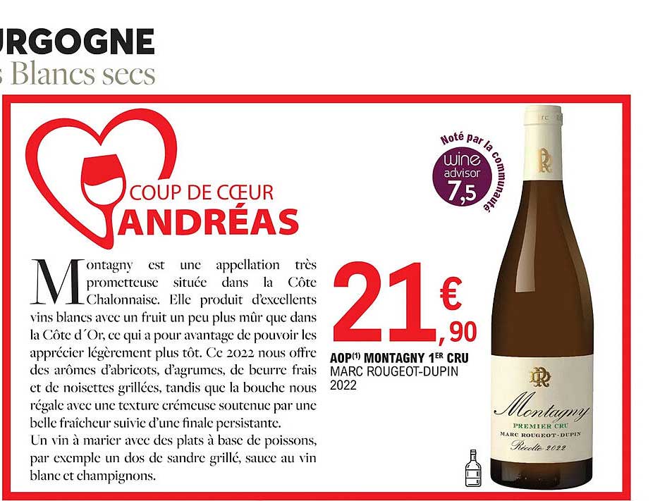 aop montagny 1er cru marc rougeot-dupin 2022