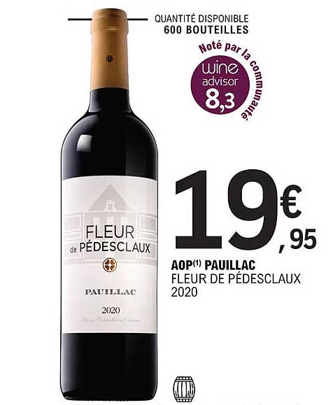 aop pauillac fleur de pédesclaux 2020