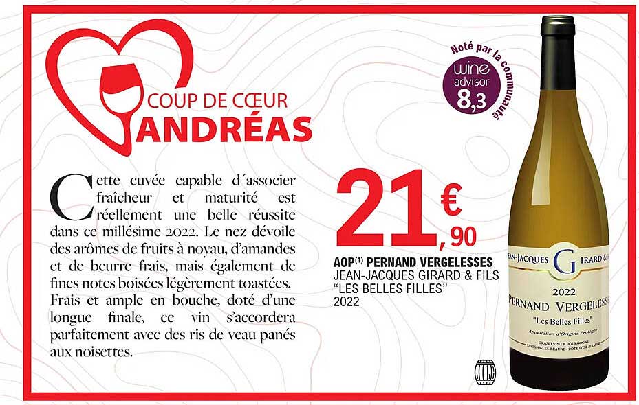 aop pernand vergelesses jean-jacques girard & fils "les belles filles" 2022