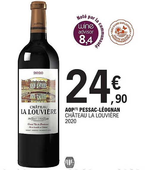 aop pessac-léognan château la louvière 2020