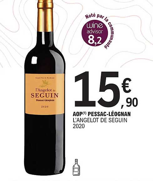 aop pessac-léognan l'angelot de seguin 2020