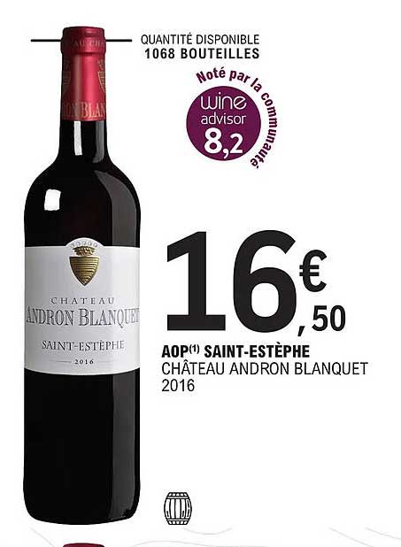 aop saint-estèphe château andron blanquet 2016