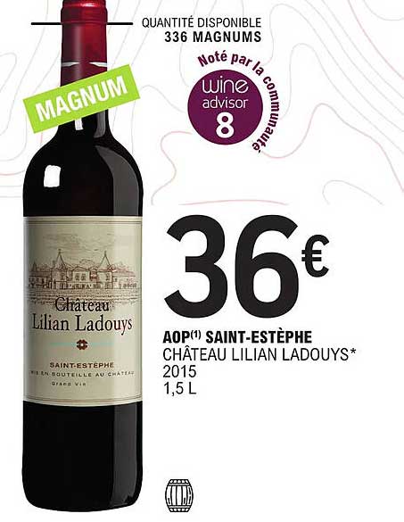 aop saint-estèphe château lilian ladouys 2015