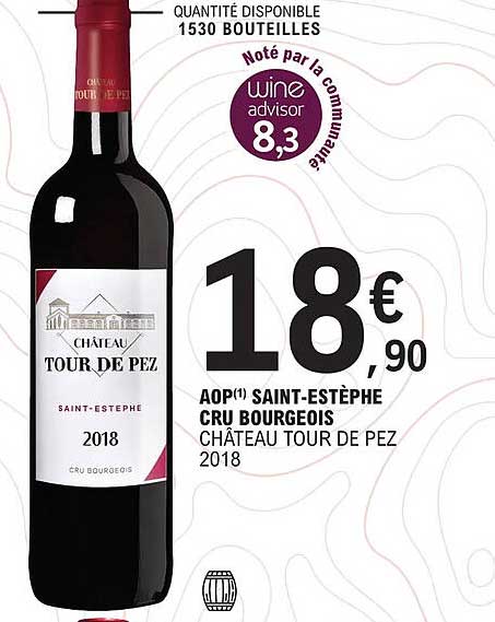aop saint-estèphe cru bourgeois château tour de pez 2018