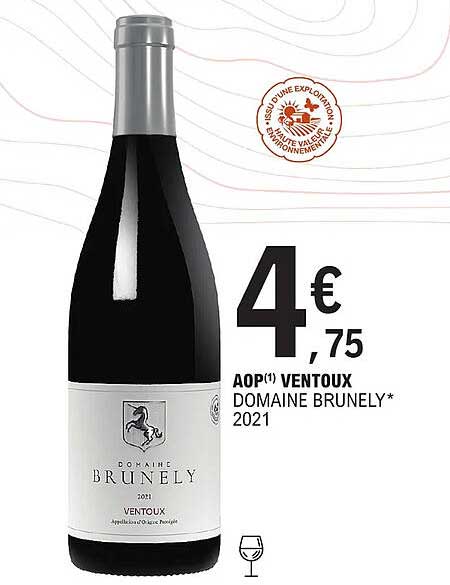 aop ventoux domaine brunely 2021