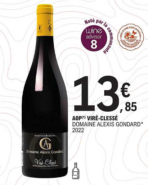 aop viré-clessé domaine alexis gondard 2022