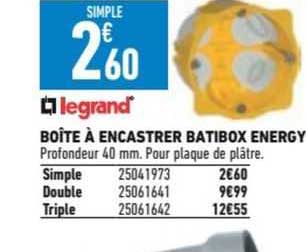 Boîte à Encastrer Batibox Energy Legrand
