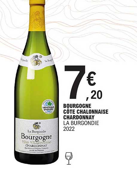 bourgogne côte chalonnaise chardonnay la burgondie 2022