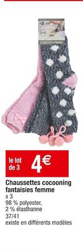 chaussettes cocooning fantaisies femme