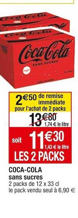 coca-cola sans sucres