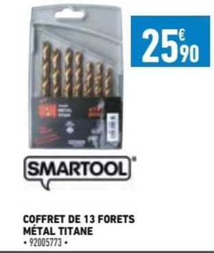 coffret de 13 forêts métal titane