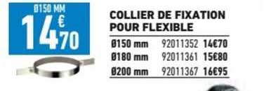 Collier De Fixation Pour Flexible