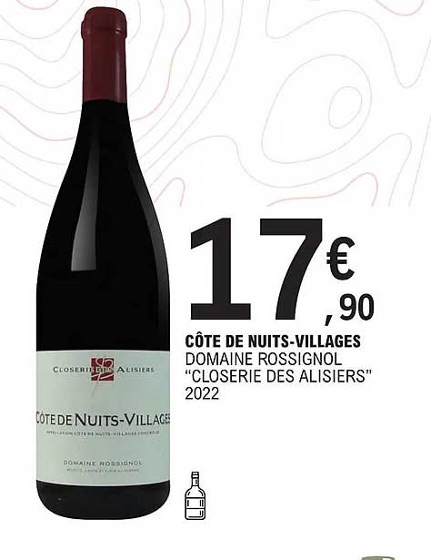 côtes de nuits-villages domaine rossignol "closerie des alisiers" 2022