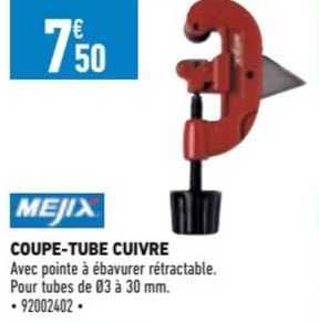 coupe-tube cuivre mejix