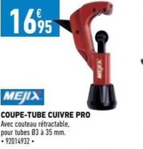 coupe-tube cuivre pro mejix