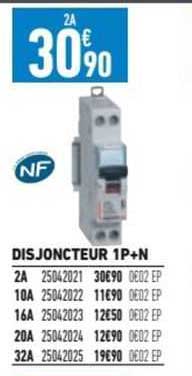 disjoncteur 1p+n