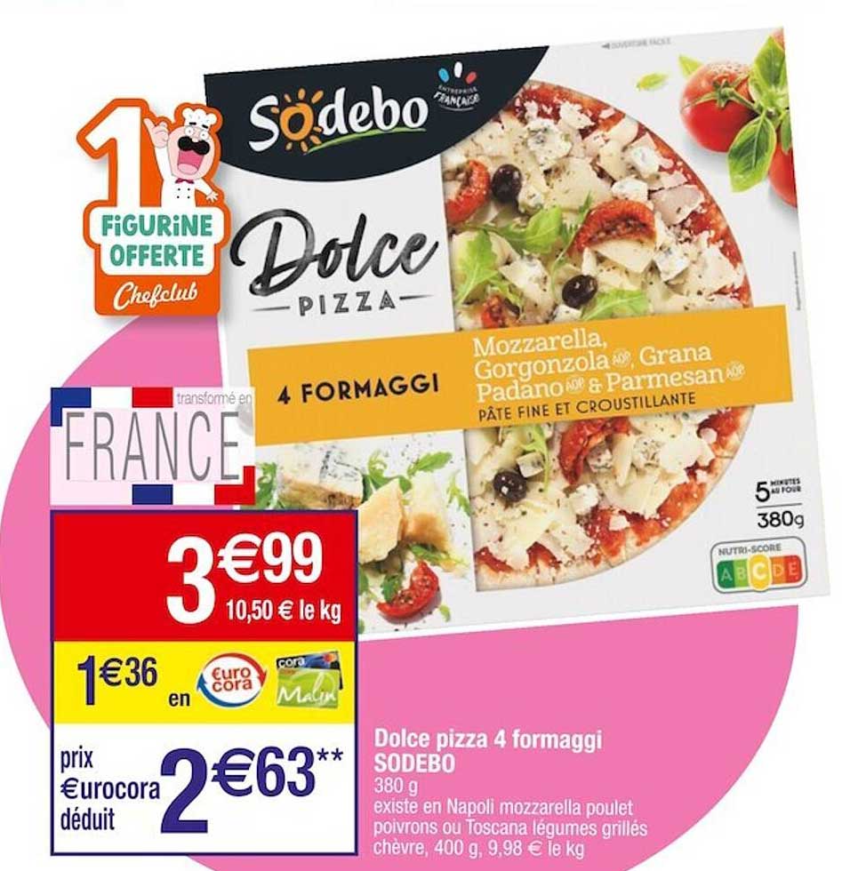 Dolce Pizza 4 Formaggi Sodebo