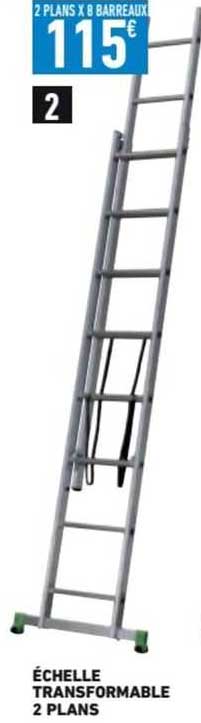 échelle transformable 2 plans