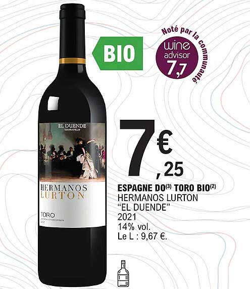 espagne do toro bio hermanos lurton "el duende" 2021