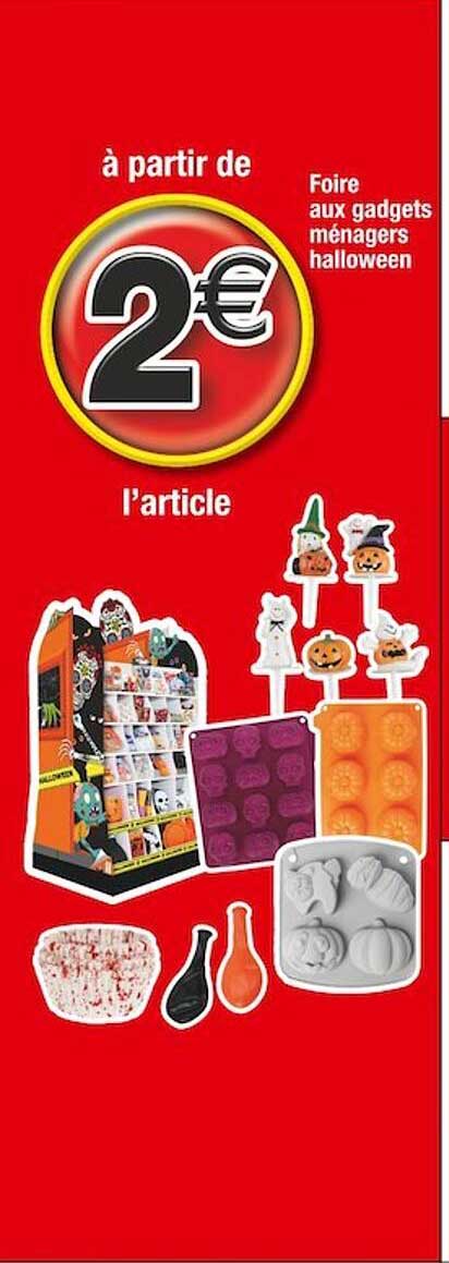 foire aux gadgets ménagers halloween