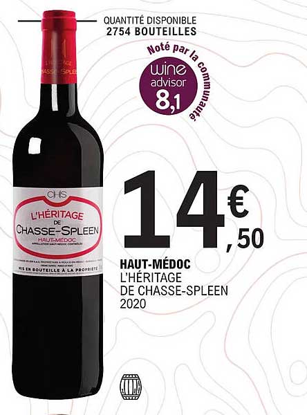 haut-médoc l'héritage de chasse-spleen 2020