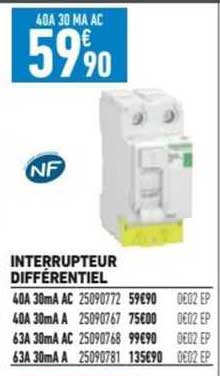 interrupteur différentiel