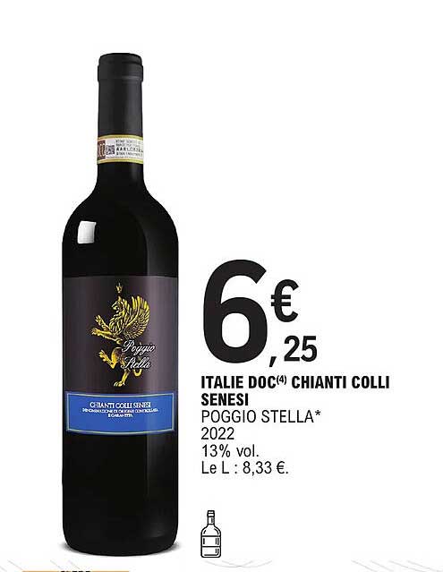 italie doc chianti colli senesi poggio stella 2022