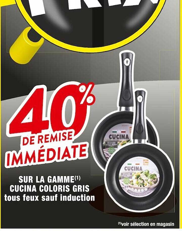 la gamme cucina coloris gris