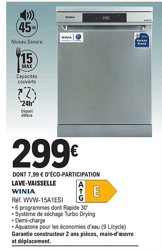 lave-vaisselle winia