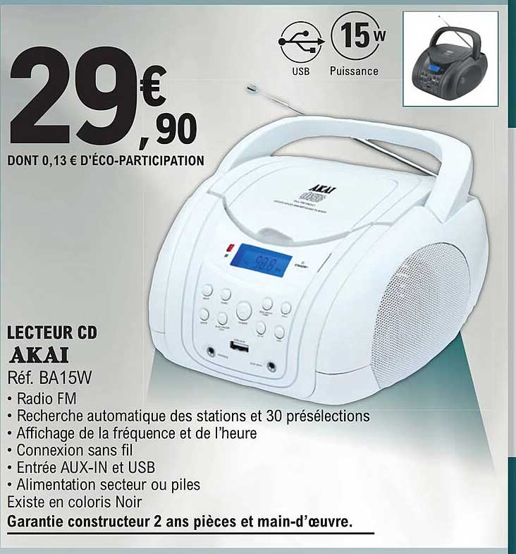 lecteur cd akai
