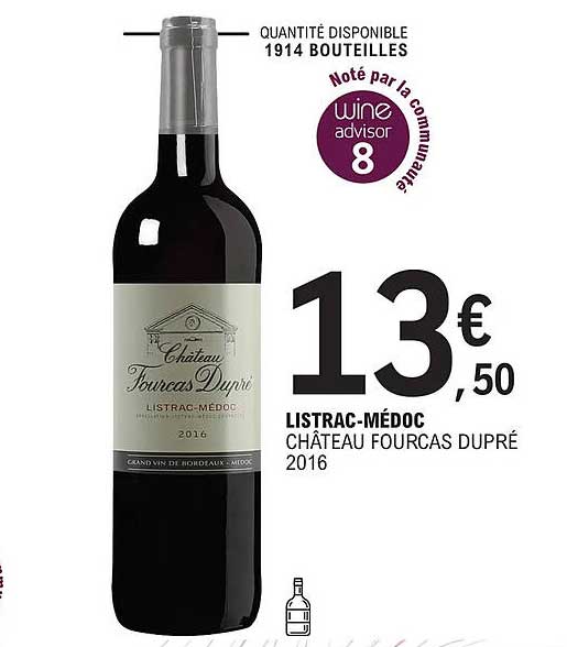 listrac-médoc château fourcas dupré 2016