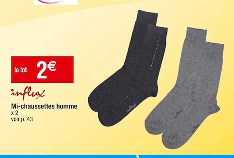 mi-chaussettes homme influx