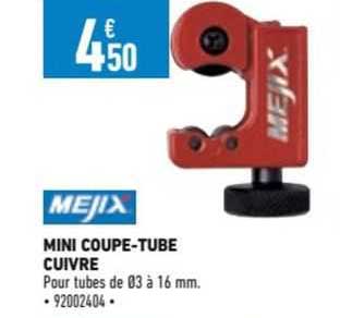 mini coupe-tube cuivre mejix