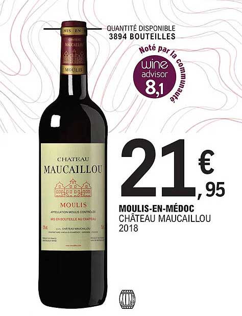 moulis-en-médoc château maucaillou 2018