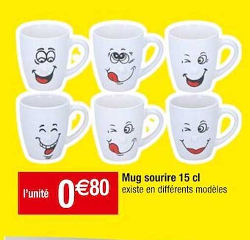 mug sourire 15 cl